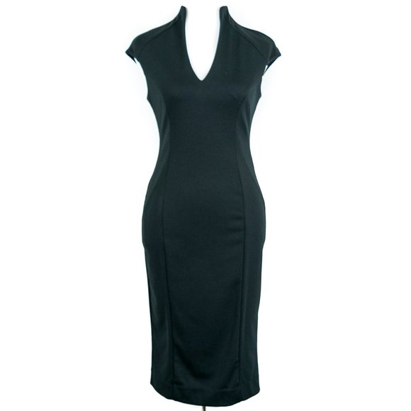 bebe Dresses & Skirts - Bebe Black Midi Dress